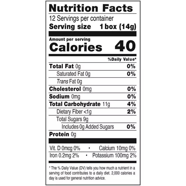 Sun-Maid California Sun-Dried Raisins Mini Snack Box,.05oz / 12ct.