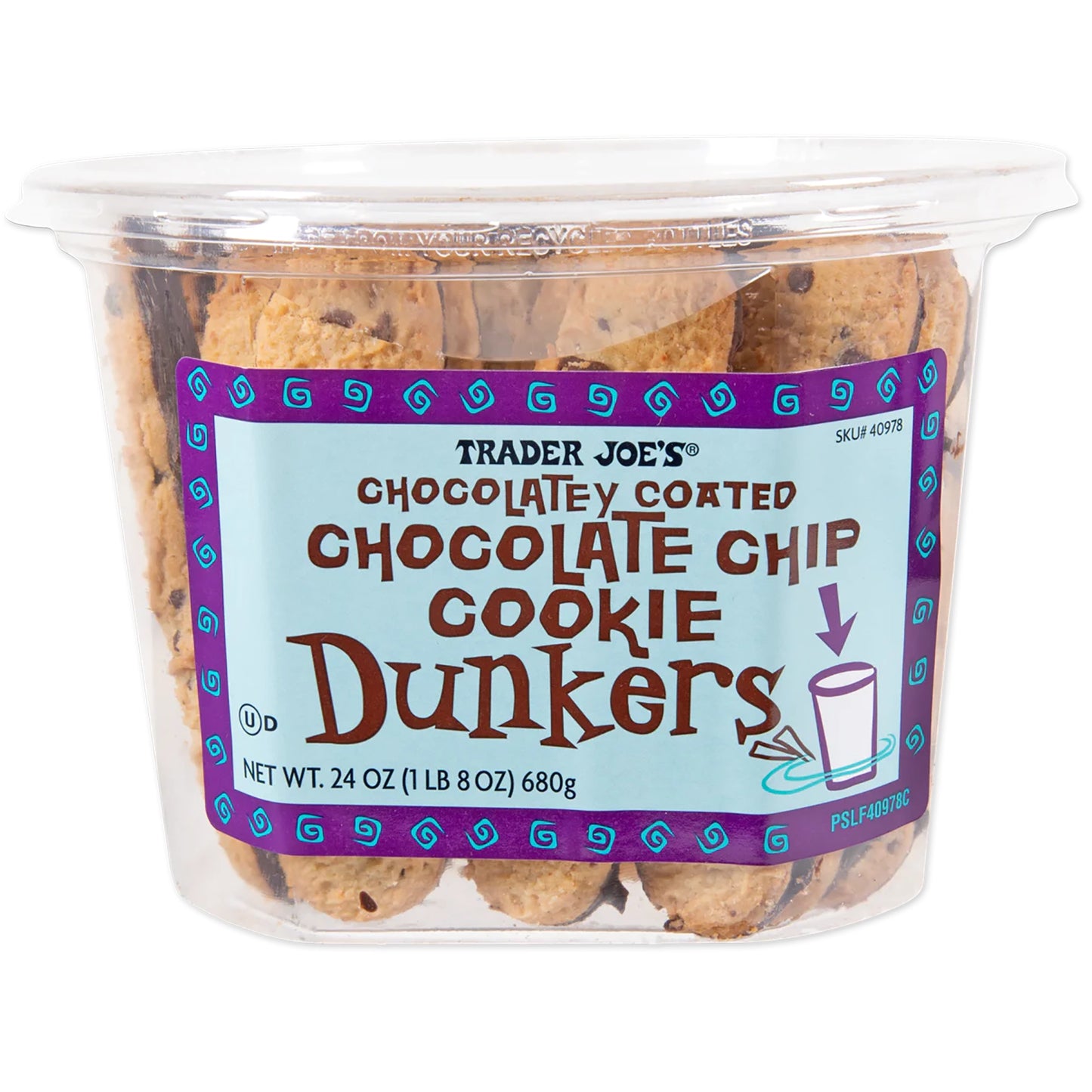 Trader Joe's Chocolatey Coated Chocolate Chip Cookie Dunkers, 24 oz.