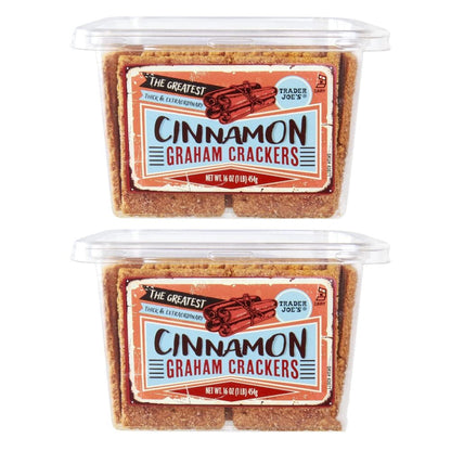 Trader Joe's Cinnamon Graham Crackers, 16 oz - 2 Pack