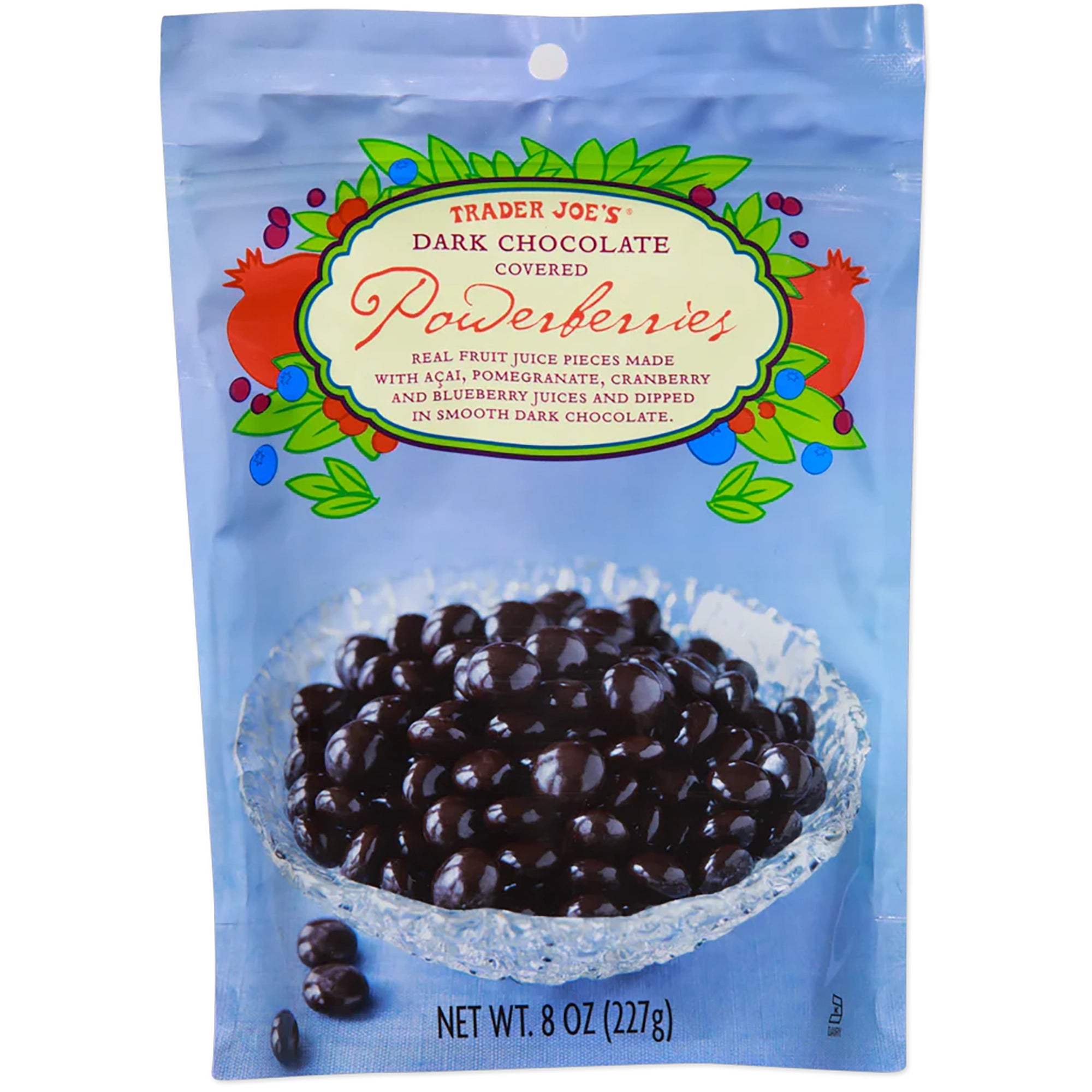 Trader Joe's Dark Chocolate Covered Powerberries, 8 oz. – Only Tasty Goods