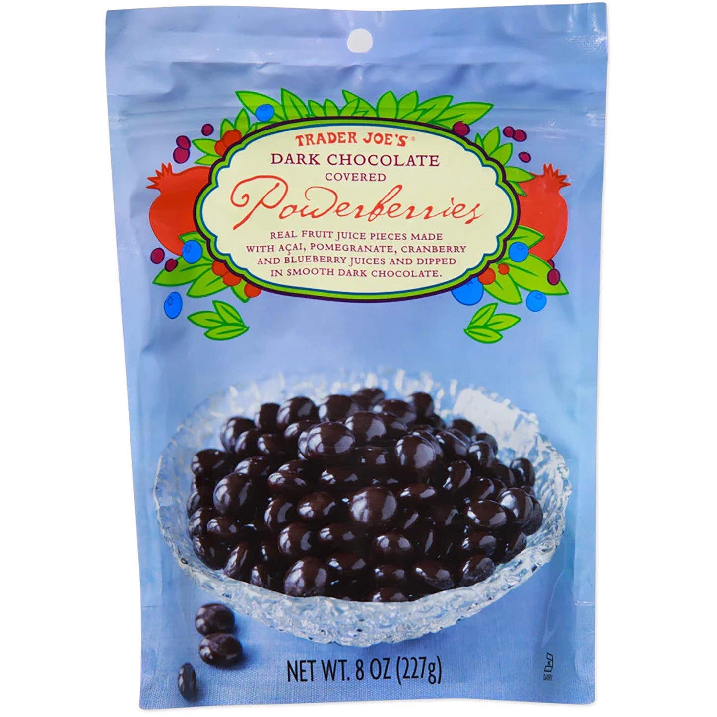 Trader Joe's Dark Chocolate Covered Powerberries, 8 oz.