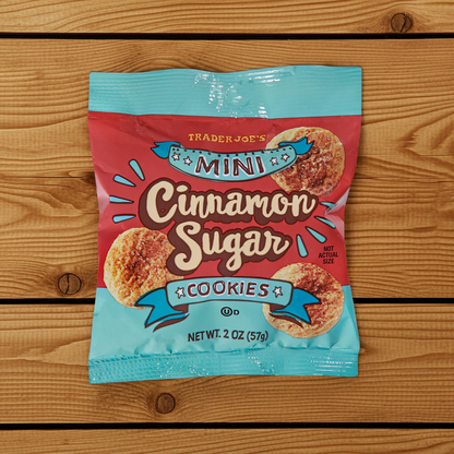 Trader Joe's Mini Cinnamon Sugar Cookies, 2 oz.