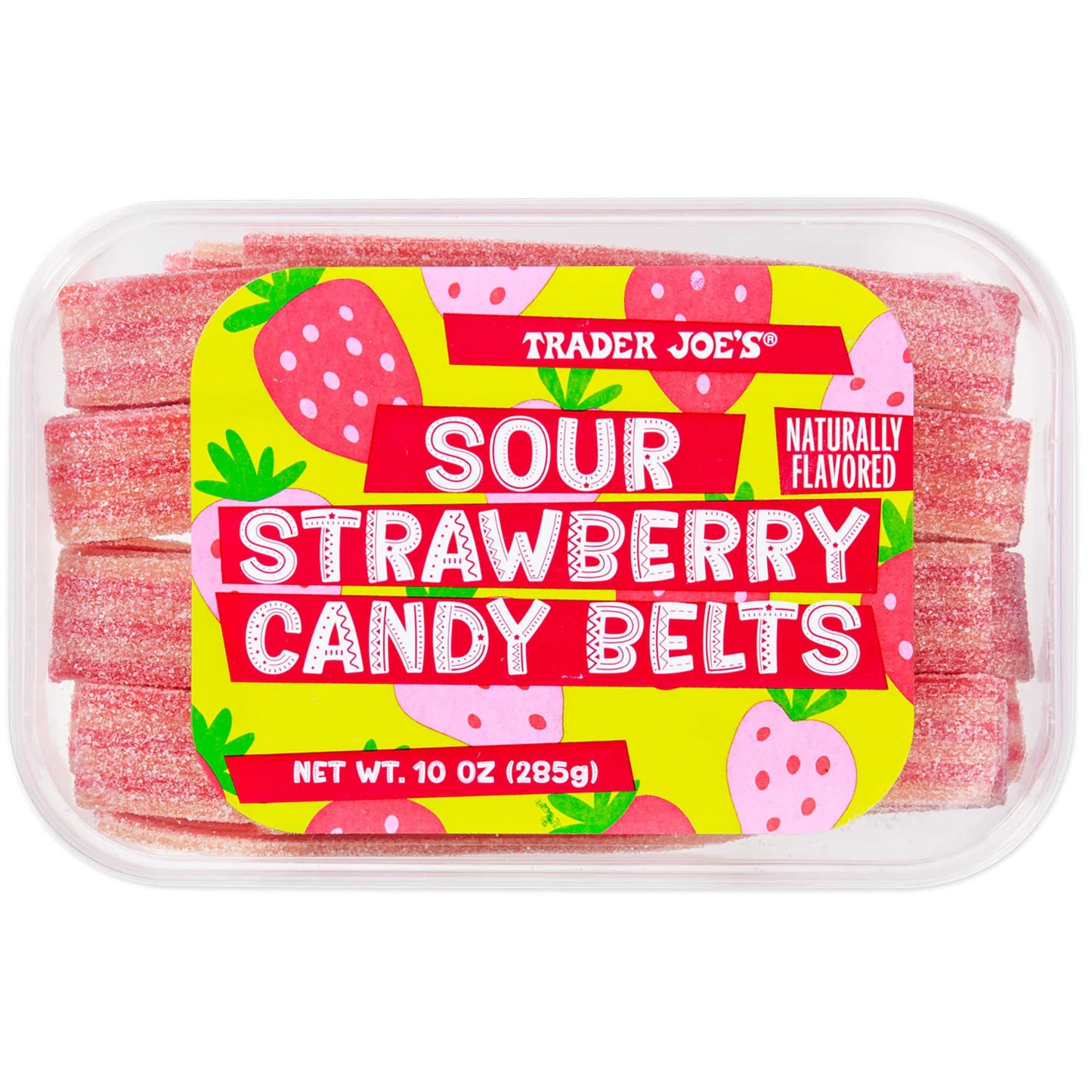 Trader Joe's Sour Strawberry Candy Belts, 10 oz.