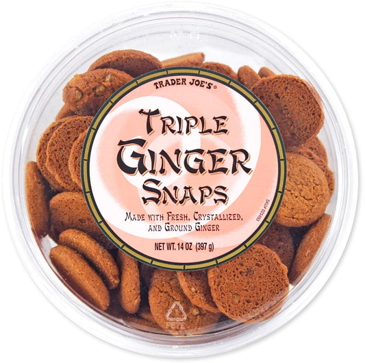 Trader Joe's Triple Ginger Snaps, Cookies, 14 oz.