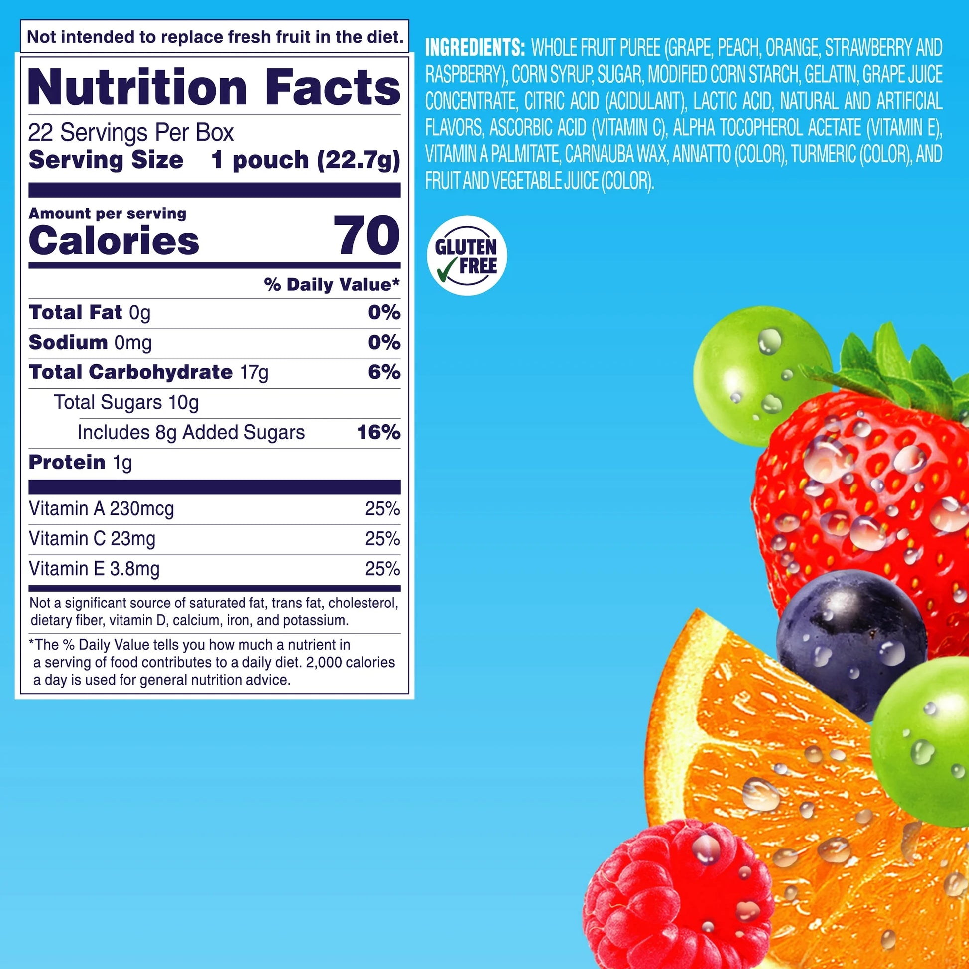 Welch's Fruit Snacks Gluten-Free Mixed Fruit Soft Fruit Snacks