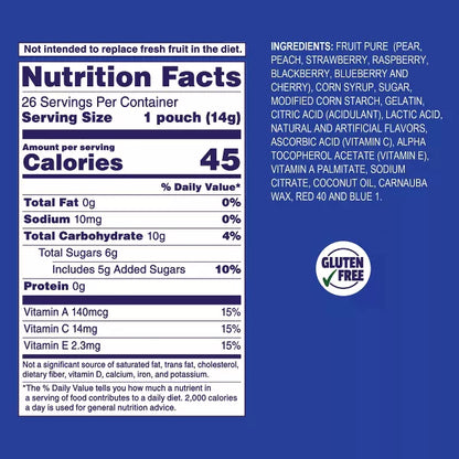 Welch's Fruit Snacks Red, White and Blueberry, 13oz/26ct.