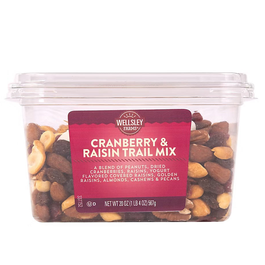 Wellsley Farms Cranberry & Raisin Trail Mix, 20 oz.