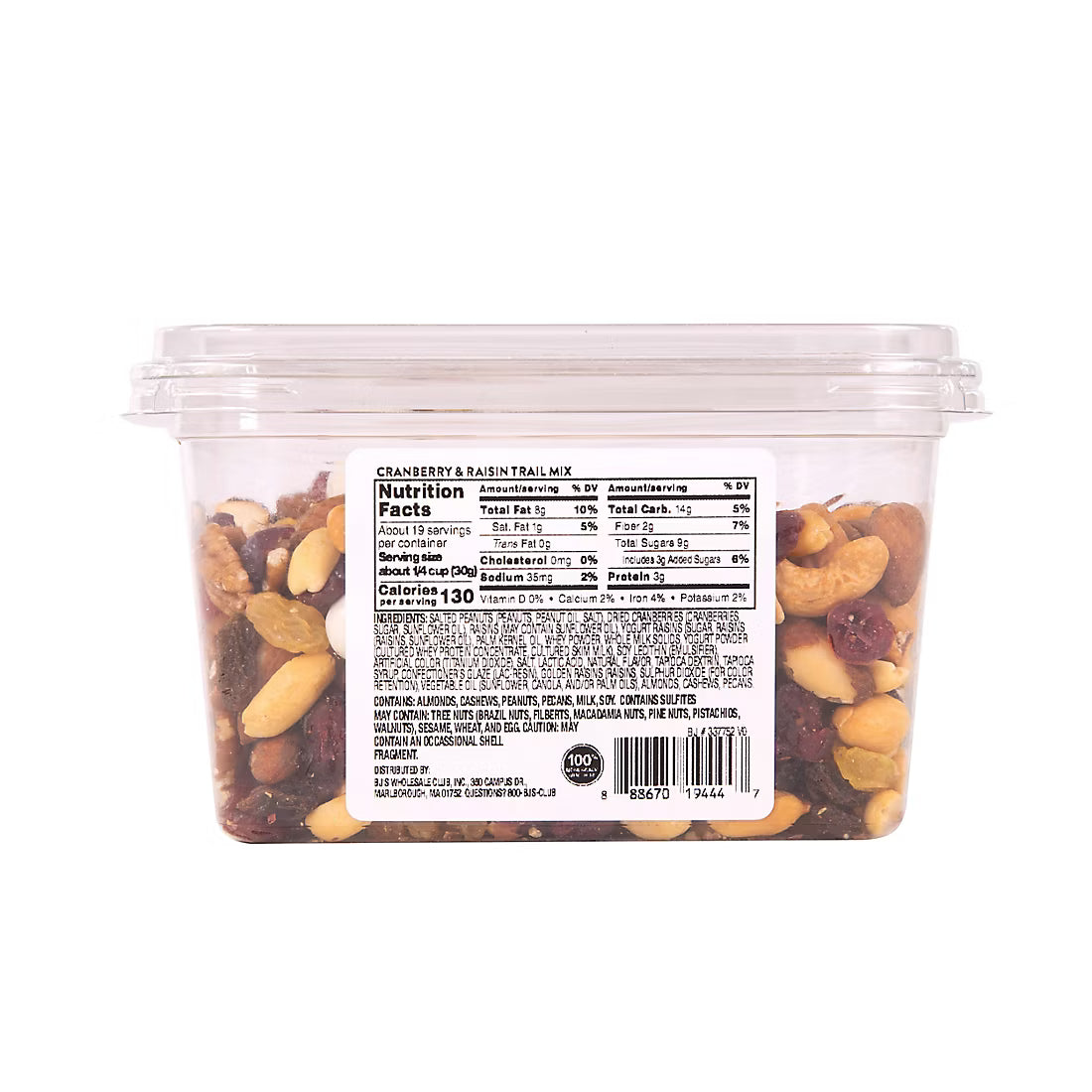 Wellsley Farms Cranberry & Raisin Trail Mix, 20 oz.