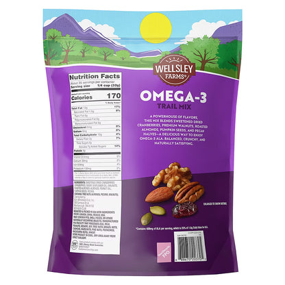 Wellsley Farms Omega-3 Trail Mix, 40 oz.