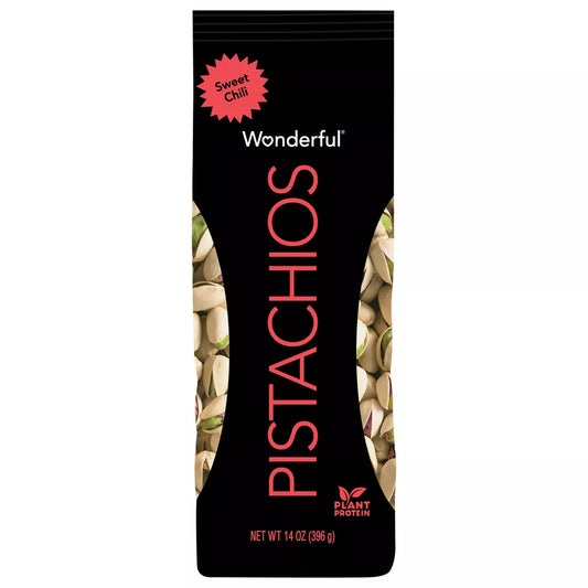 Wonderful Flavored Pistachios Sweet Chili, 14oz.
