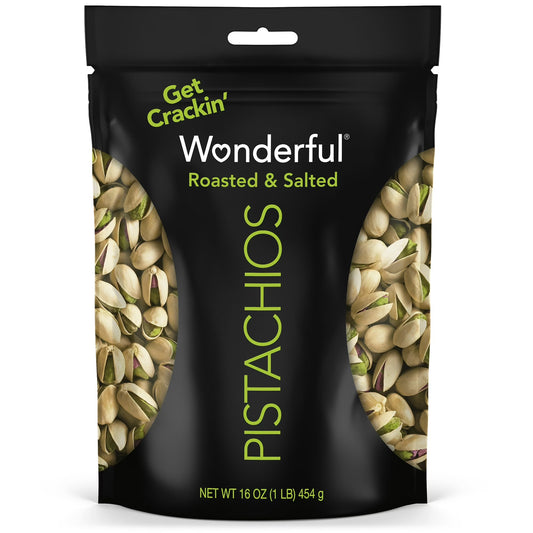 Wonderful Pistachios In-Shell Roasted & Salted, 16oz.
