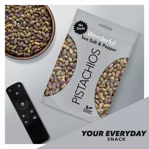 Wonderful Pistachios No Shell Sea Salt & Pepper, 11oz.