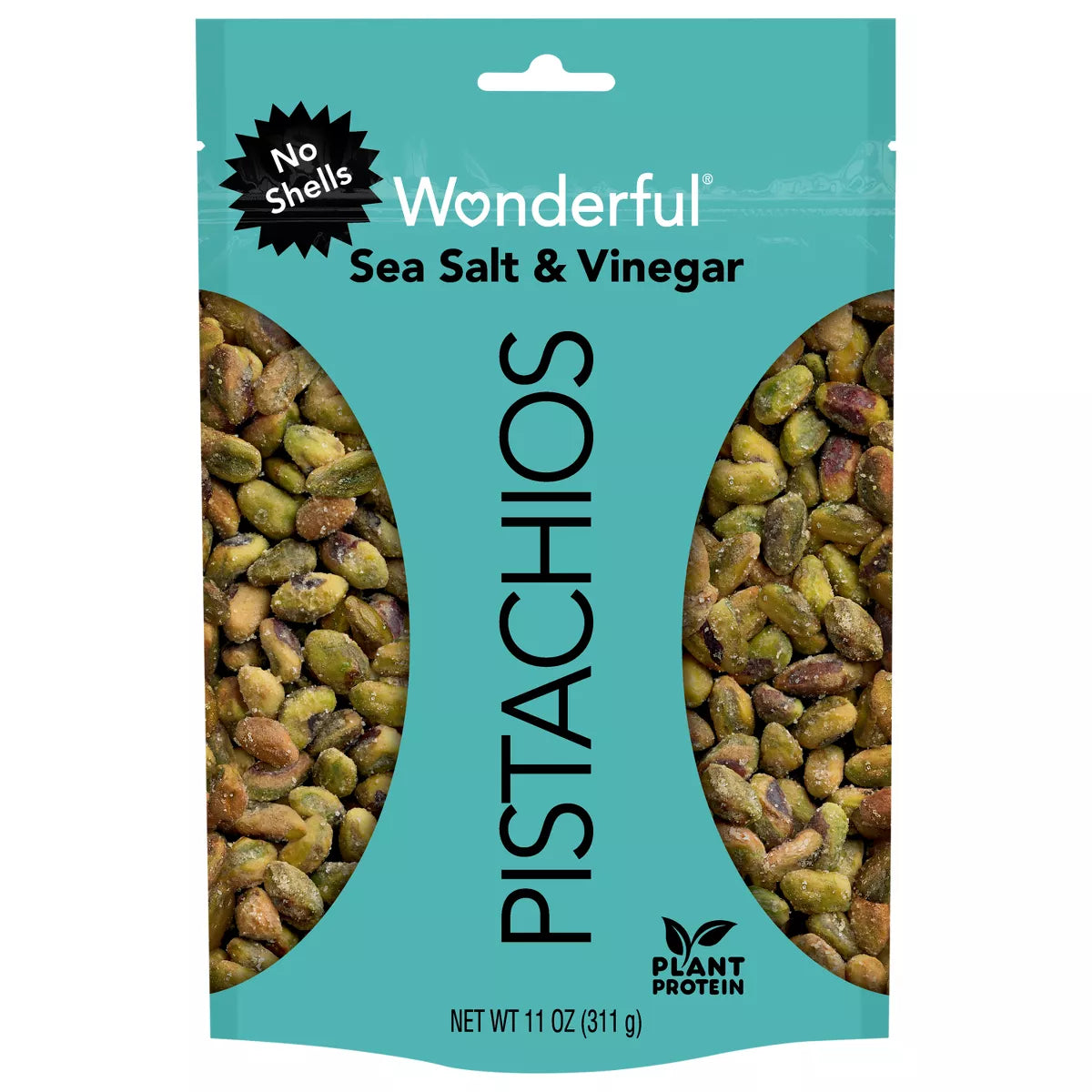 Wonderful Pistachios No Shells Sea Salt & Vinegar, 11oz.