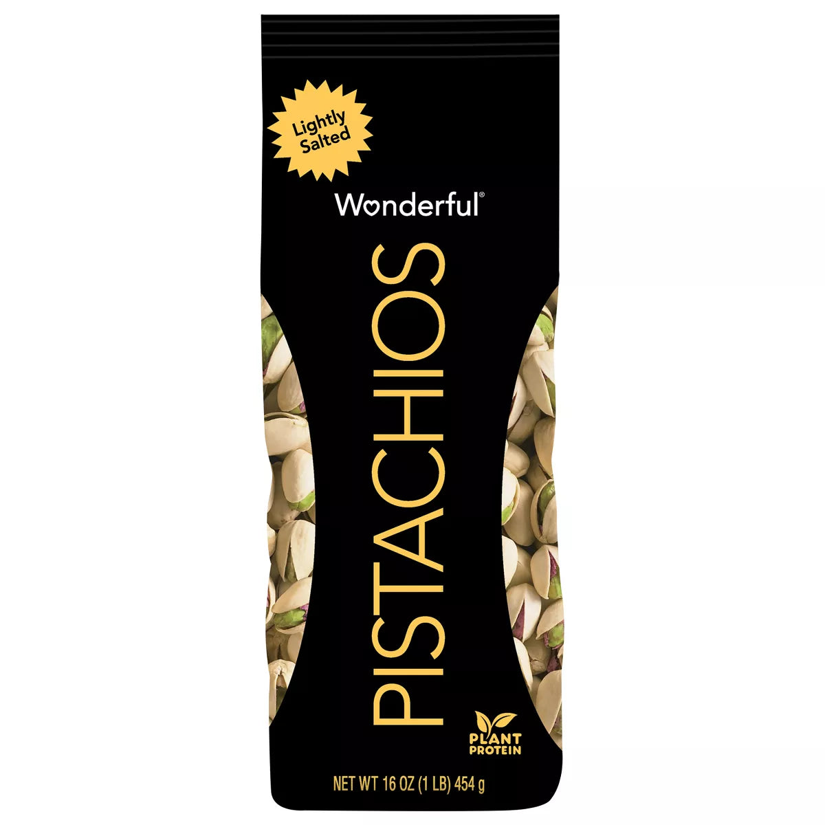 Wonderful Pistachios Roasted and Lightly Salted, 16oz.