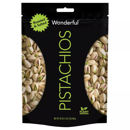 Wonderful Pistachios Roasted & Salted, 20oz.
