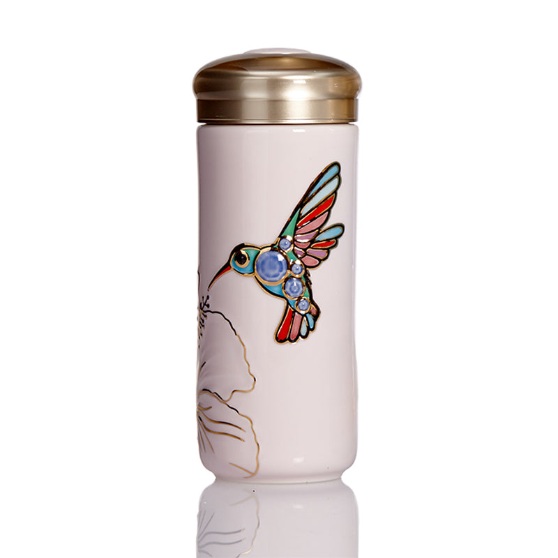 The Hummingbird Travel Mug, Ceramics 12.3 oz-1