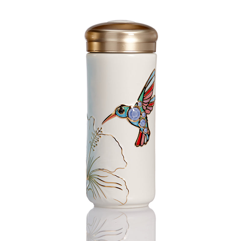 The Hummingbird Travel Mug, Ceramics 12.3 oz-2