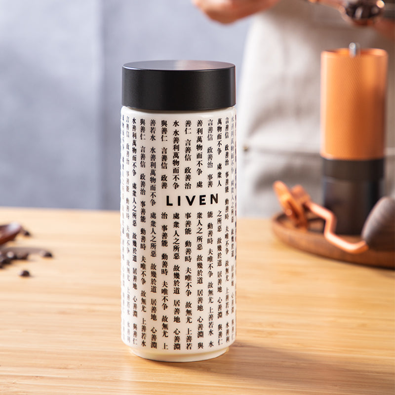 Liven Be Water Ceramic Travel Mug 12.3 oz-1