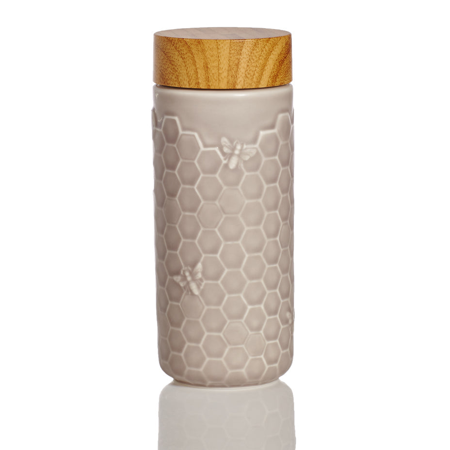 Honey Bee Travel Mug, Ceramics 12.3 oz-1