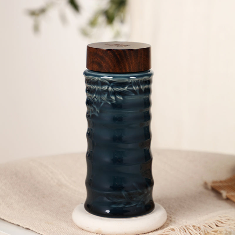 Bamboo Joint Tea Travel Mug, Ceramics 12.3 oz-10