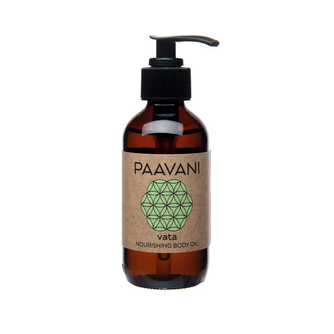 * Paavani Ayurveda - Vata Body Oil with Organic Sesame Oil, Ashwagandha and Cinnamon, Ayurvedic Beauty Care -0