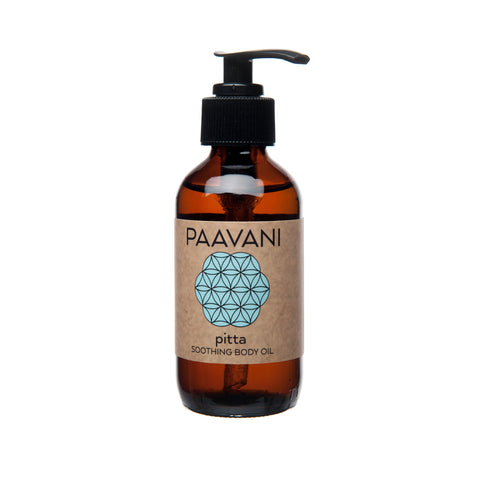 * Paavani Ayurveda - Organic Pitta Body Oil with Sunflower Seed Oil, Gotu Kola and Coriander-0