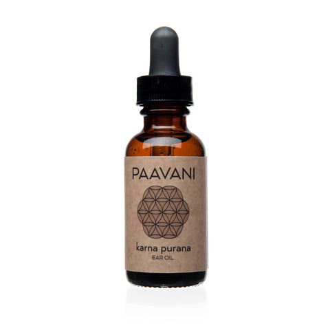 * Paavani Ayurveda - Ear Oil with Organic Sesame Oil and Lavender, Karna Purana, Ayurvedic Practice 1 oz.-0