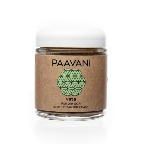 * Paavani Ayurveda - Vata Cleanser & Mask with Organic Rhassoul Clay, Ashwagandha, Haritaki and Licorice-0