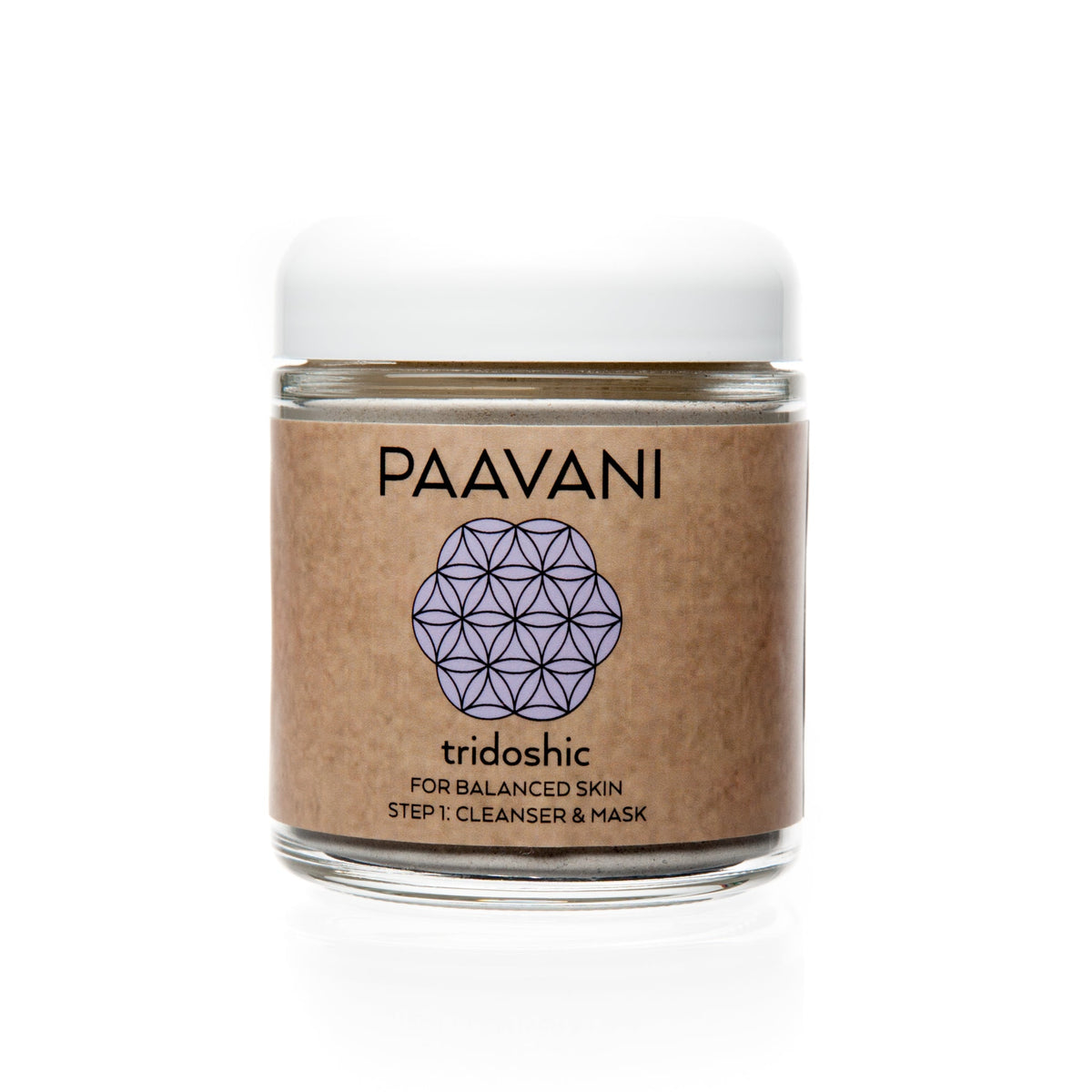 * Paavani Ayurveda - Tridoshic Cleanser & Mask with Organic Bentonite Clay, Triphala, Shatavari and Cardamom, Ayurvedic Skincare 4 oz.-0