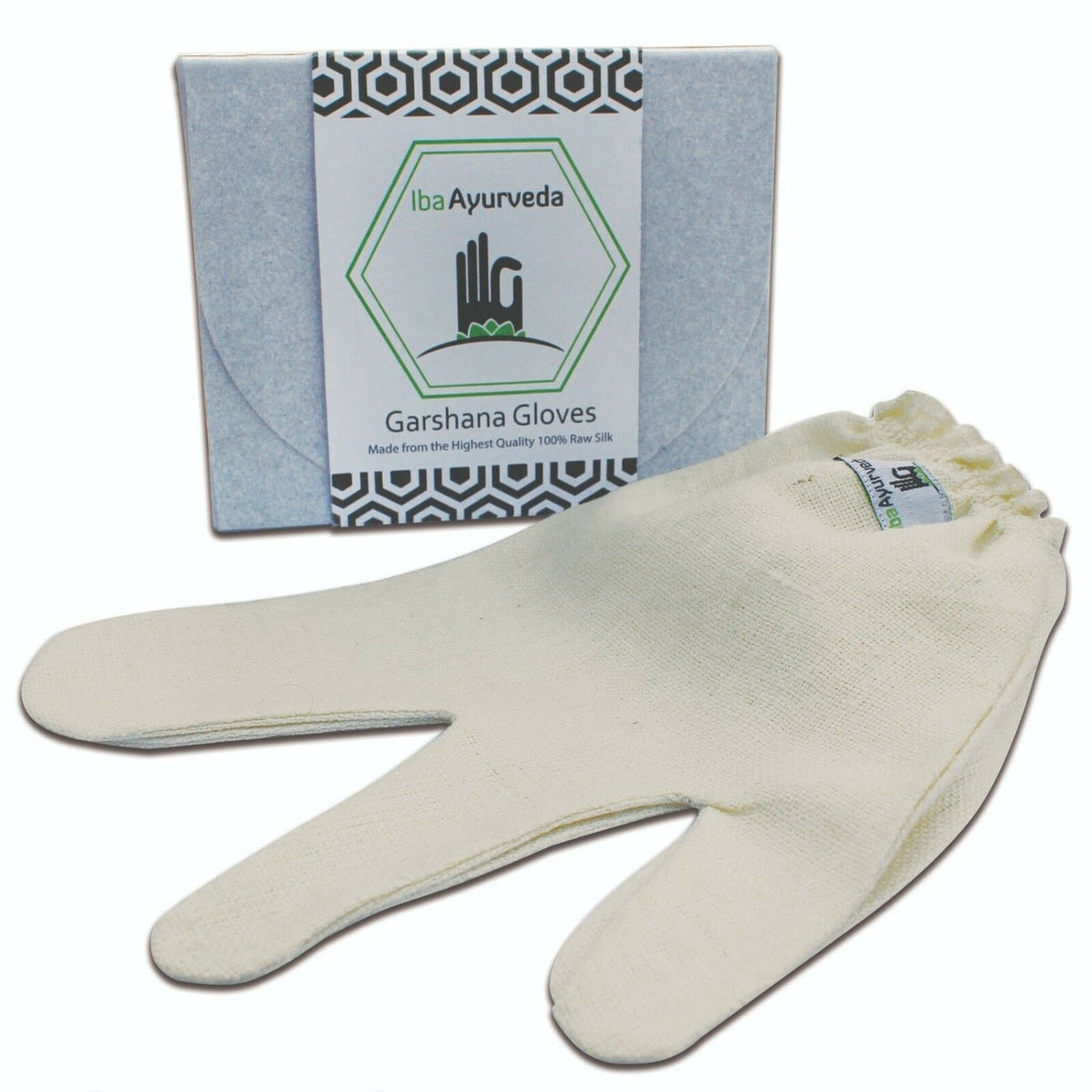 * Paavani Ayurveda - Garshana Gloves, Raw Silk, Ayurveda, Ayurvedic Beauty Care-4